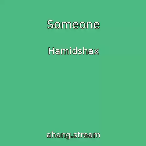 کاور آهنگ Someone از Hamidshax
