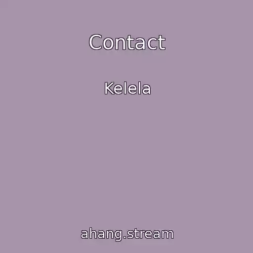 کاور آهنگ Contact از Kelela