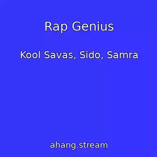 کاور آهنگ Rap Genius از Kool Savas, Sido, Samra