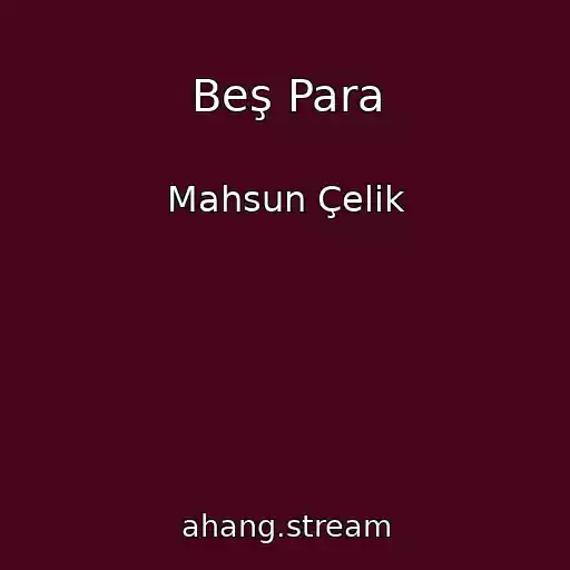 کاور آهنگ Beş Para از Mahsun Çelik