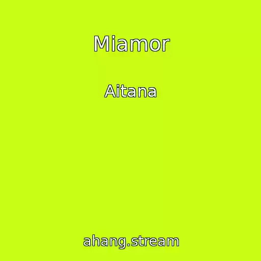 کاور آهنگ Miamor از Aitana