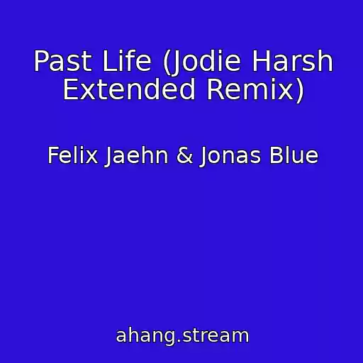 کاور آهنگ Past Life (Jodie Harsh Extended Remix) از Felix Jaehn & Jonas Blue