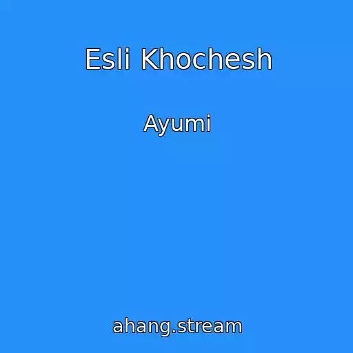 کاور آهنگ Esli Khochesh از Ayumi