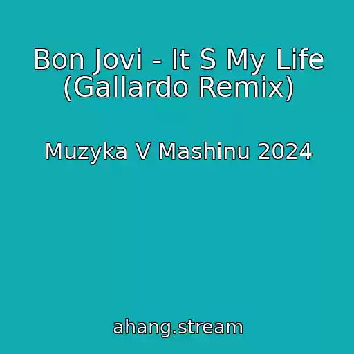 کاور آهنگ Bon Jovi - It S My Life (Gallardo Remix) از Muzyka V Mashinu 2024