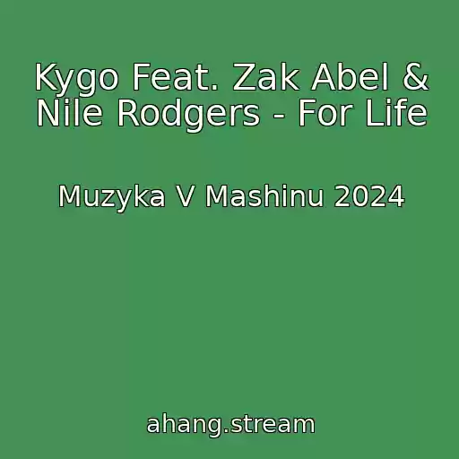 کاور آهنگ Kygo Feat. Zak Abel & Nile Rodgers - For Life از Muzyka V Mashinu 2024