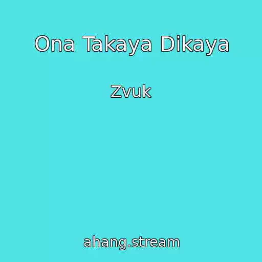 کاور آهنگ Ona Takaya Dikaya از Zvuk
