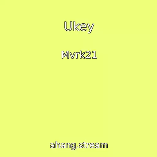 کاور آهنگ Ukey از Mvrk21