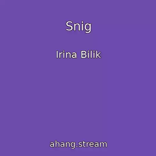 کاور آهنگ Snіg از Іrina Bіlik