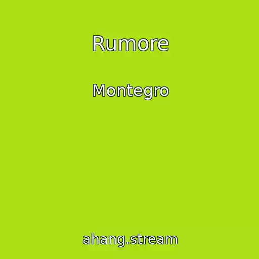کاور آهنگ Rumore از Montegro