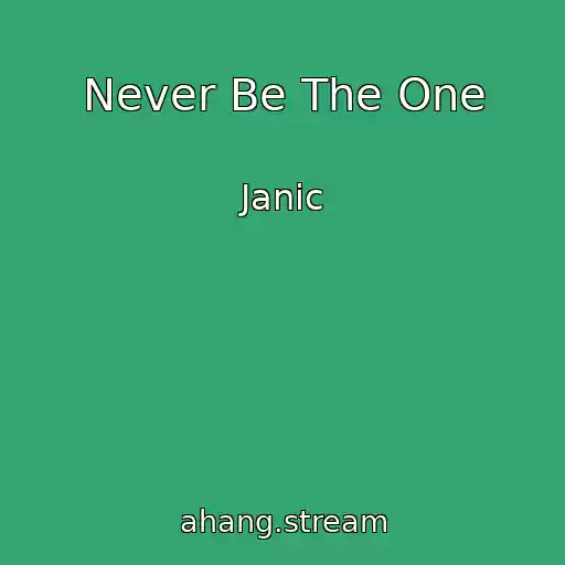 کاور آهنگ Never Be The One از Janic