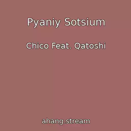 کاور آهنگ Pyaniy Sotsіum از Chico Feat. Qatoshi