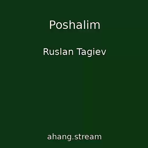 کاور آهنگ Poshalim از Ruslan Tagiev