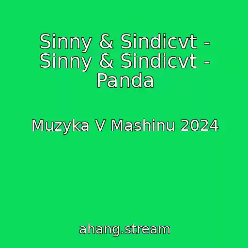کاور آهنگ Sinny & Sindicvt - Sinny & Sindicvt - Panda از Muzyka V Mashinu 2024