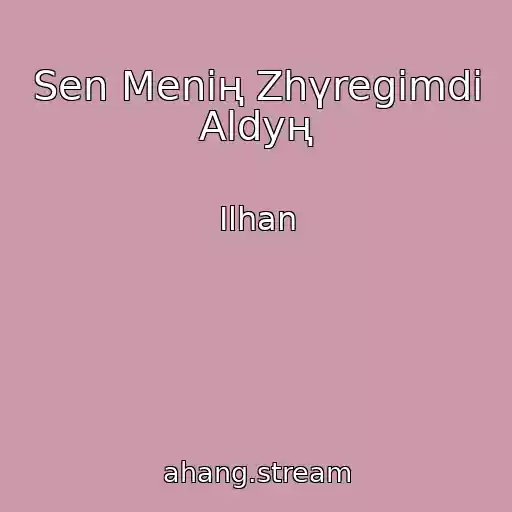 کاور آهنگ Sen Menің Zhүregіmdі Aldyң از Ilhan