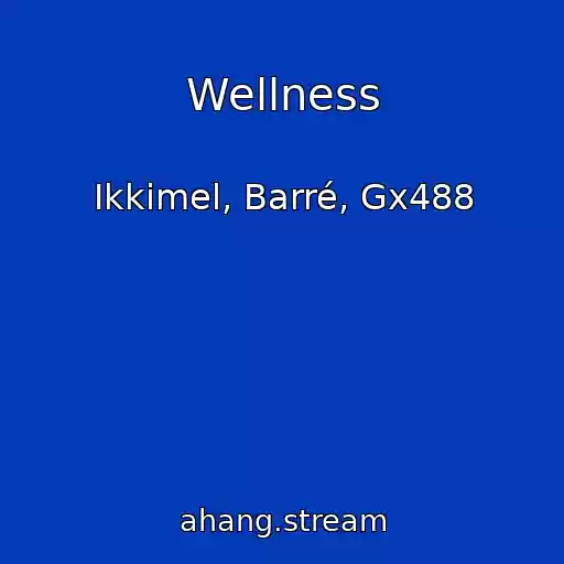 کاور آهنگ Wellness از Ikkimel, Barré, Gx488