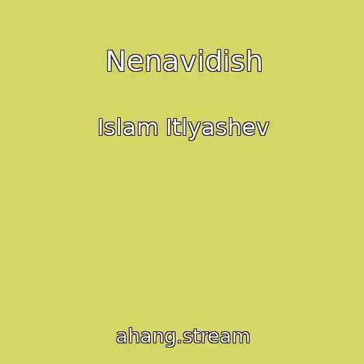 کاور آهنگ Nenavidish از Islam Itlyashev