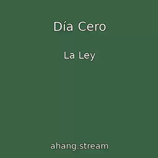 کاور آهنگ Día Cero از La Ley