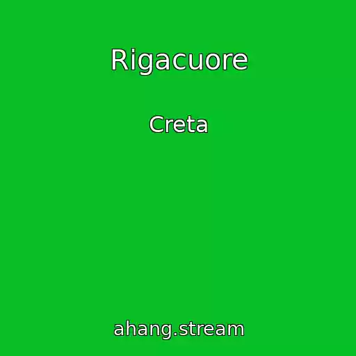 کاور آهنگ Rigacuore از Creta