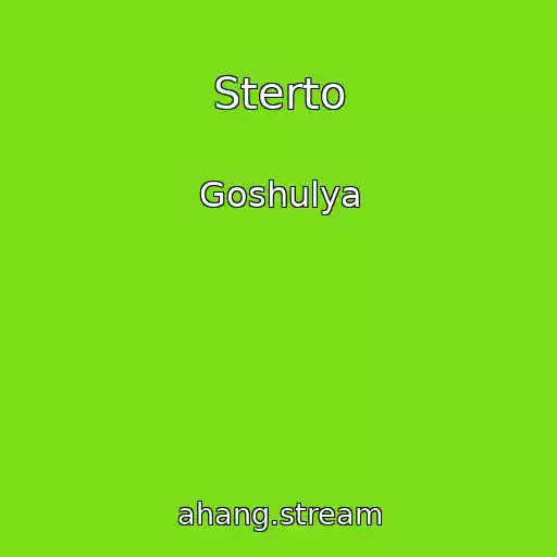 کاور آهنگ Sterto از Goshulya