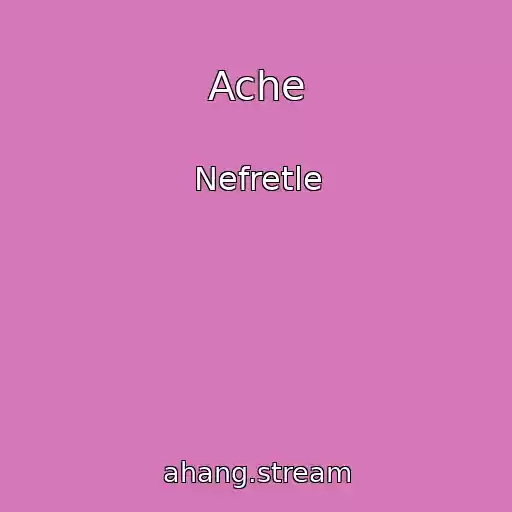کاور آهنگ Ache از Nefretle