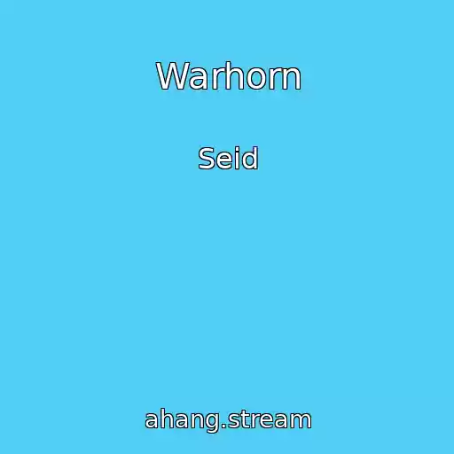 کاور آهنگ Warhorn از Seid
