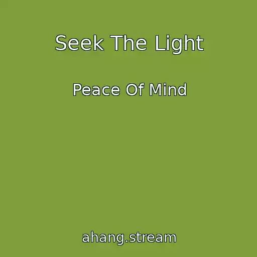 کاور آهنگ Seek The Light از Peace Of Mind
