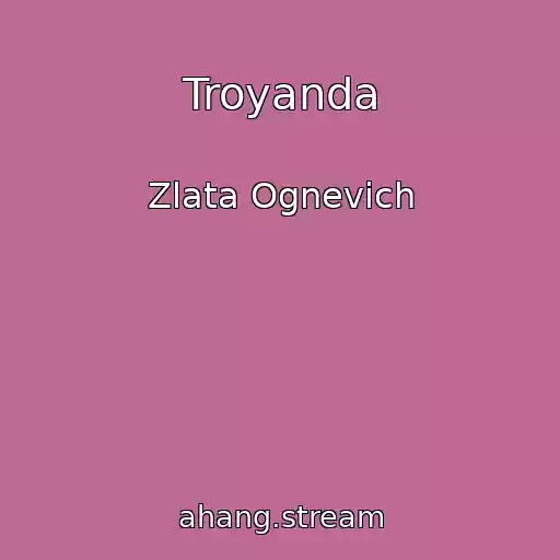 کاور آهنگ Troyanda از Zlata Ognevich