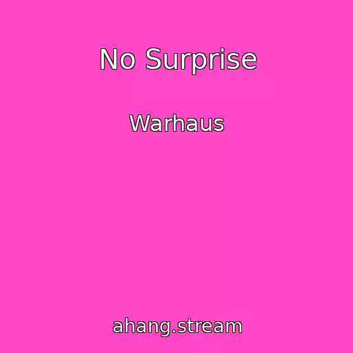 کاور آهنگ No Surprise از Warhaus
