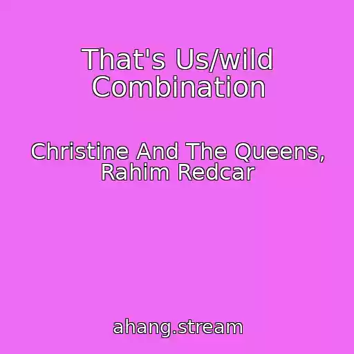 کاور آهنگ That's Us/wild Combination از Christine And The Queens, Rahim Redcar