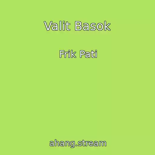 کاور آهنگ Valit Basok از Frik Pati