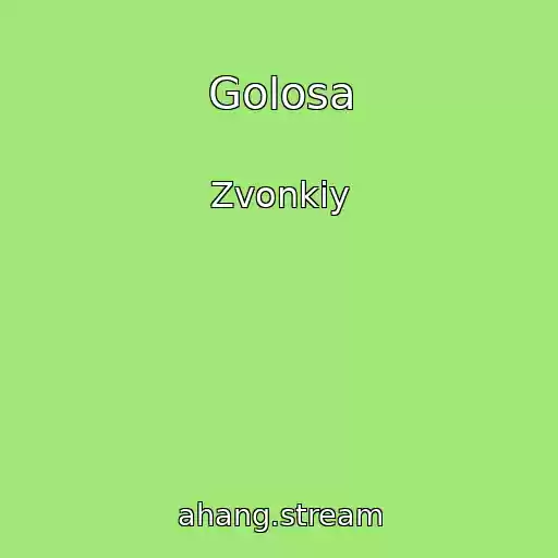 کاور آهنگ Golosa از Zvonkiy