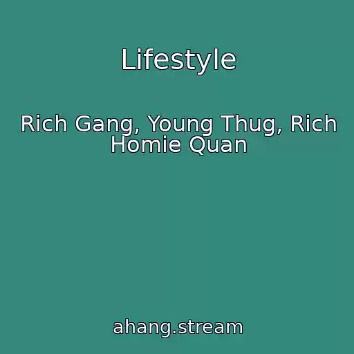 کاور آهنگ Lifestyle از Rich Gang, Young Thug, Rich Homie Quan