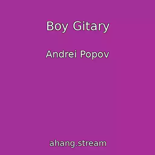 کاور آهنگ Boy Gitary از Andrei Popov