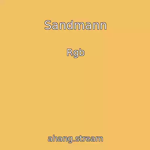 کاور آهنگ Sandmann از Rgb
