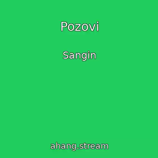 کاور آهنگ Pozovi از Sangin