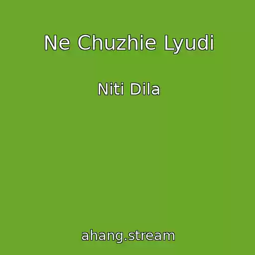 کاور آهنگ Ne Chuzhie Lyudi از Niti Dila