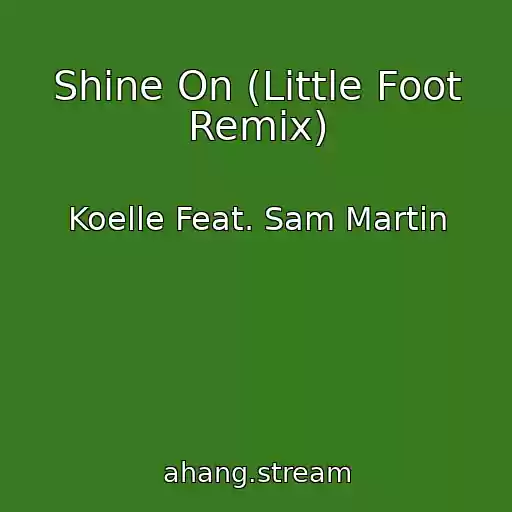 کاور آهنگ Shine On (Little Foot Remix) از Koelle Feat. Sam Martin