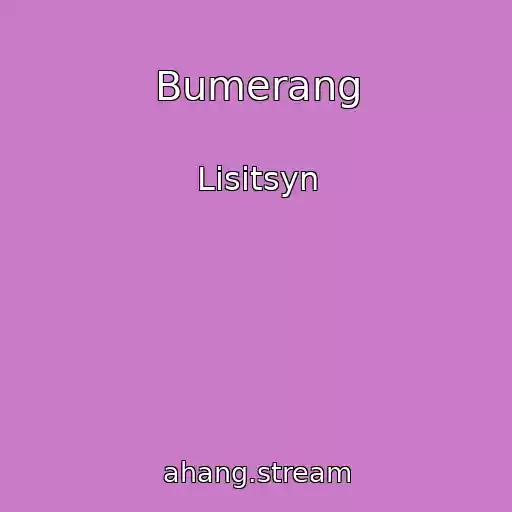 کاور آهنگ Bumerang از Lisitsyn