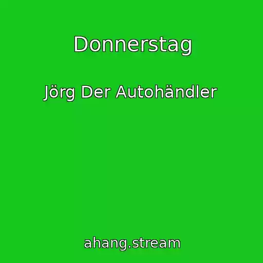 کاور آهنگ Donnerstag از Jörg Der Autohändler