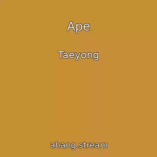 کاور آهنگ Ape از Taeyong